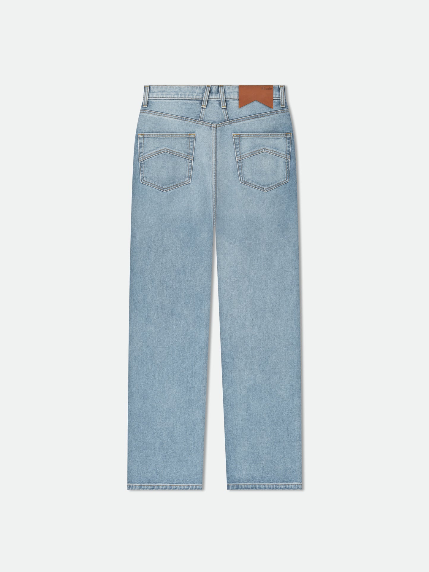 "PACK" LOGO WIDE LEG DENIM