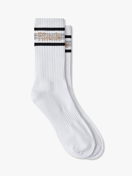LOGO STRIPE SPORT SOCK