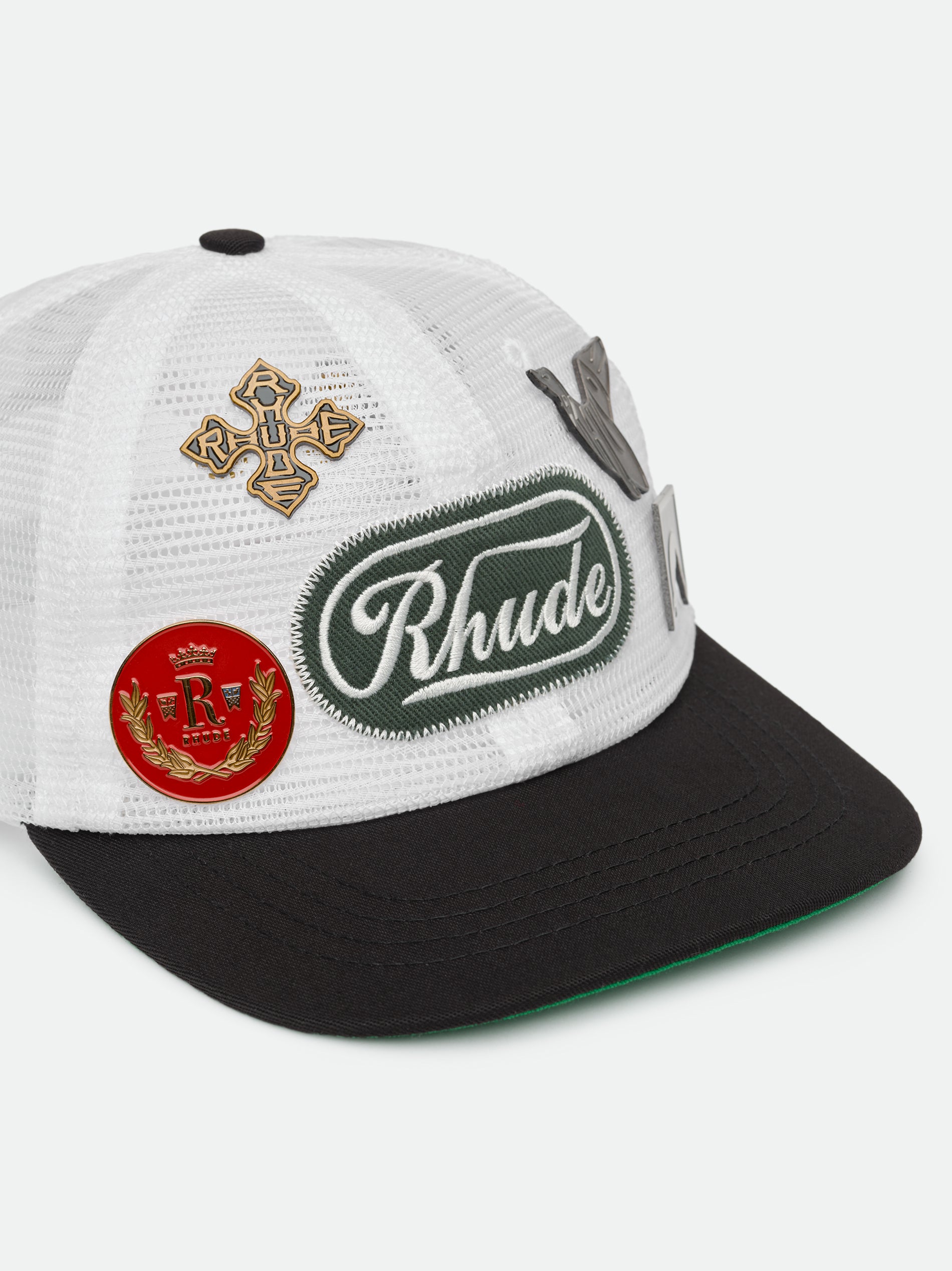 RHUDE PATCH MESH TRUCKER HAT