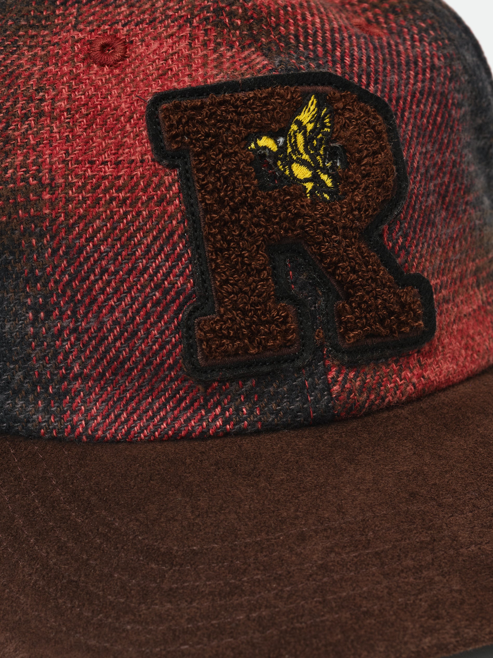 FLANNEL R PATCH 6-PANEL HAT