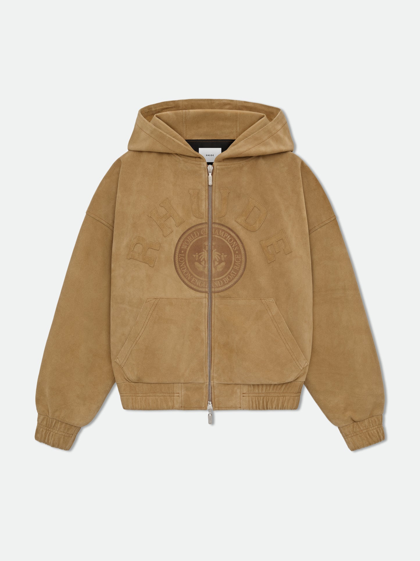 SUEDE RHUDE CREST HOODIE