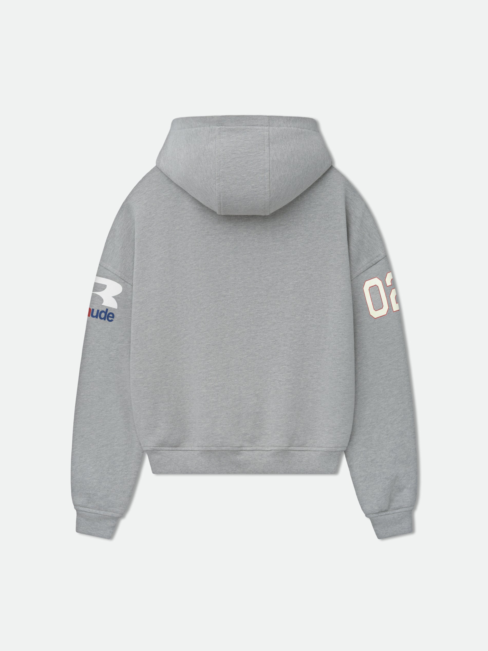 RHUDE RACING ZIP-UP HOODIE