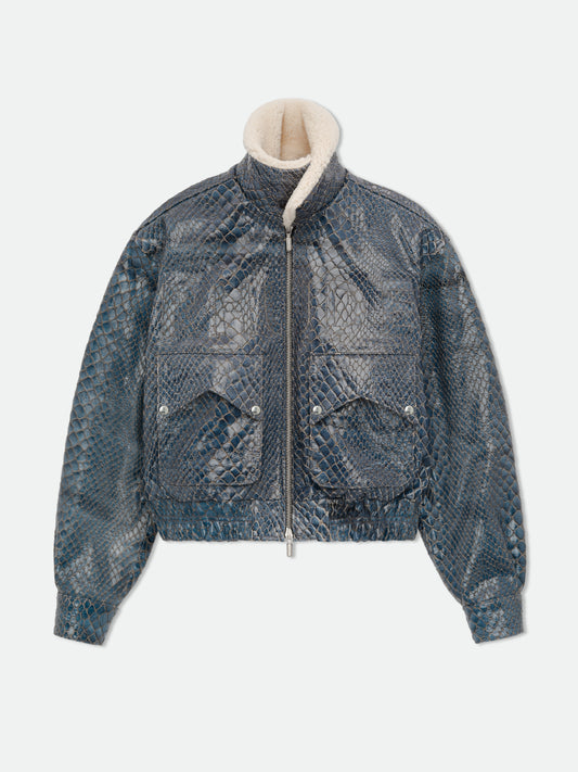 BLUE CROCODILE PILOT JACKET