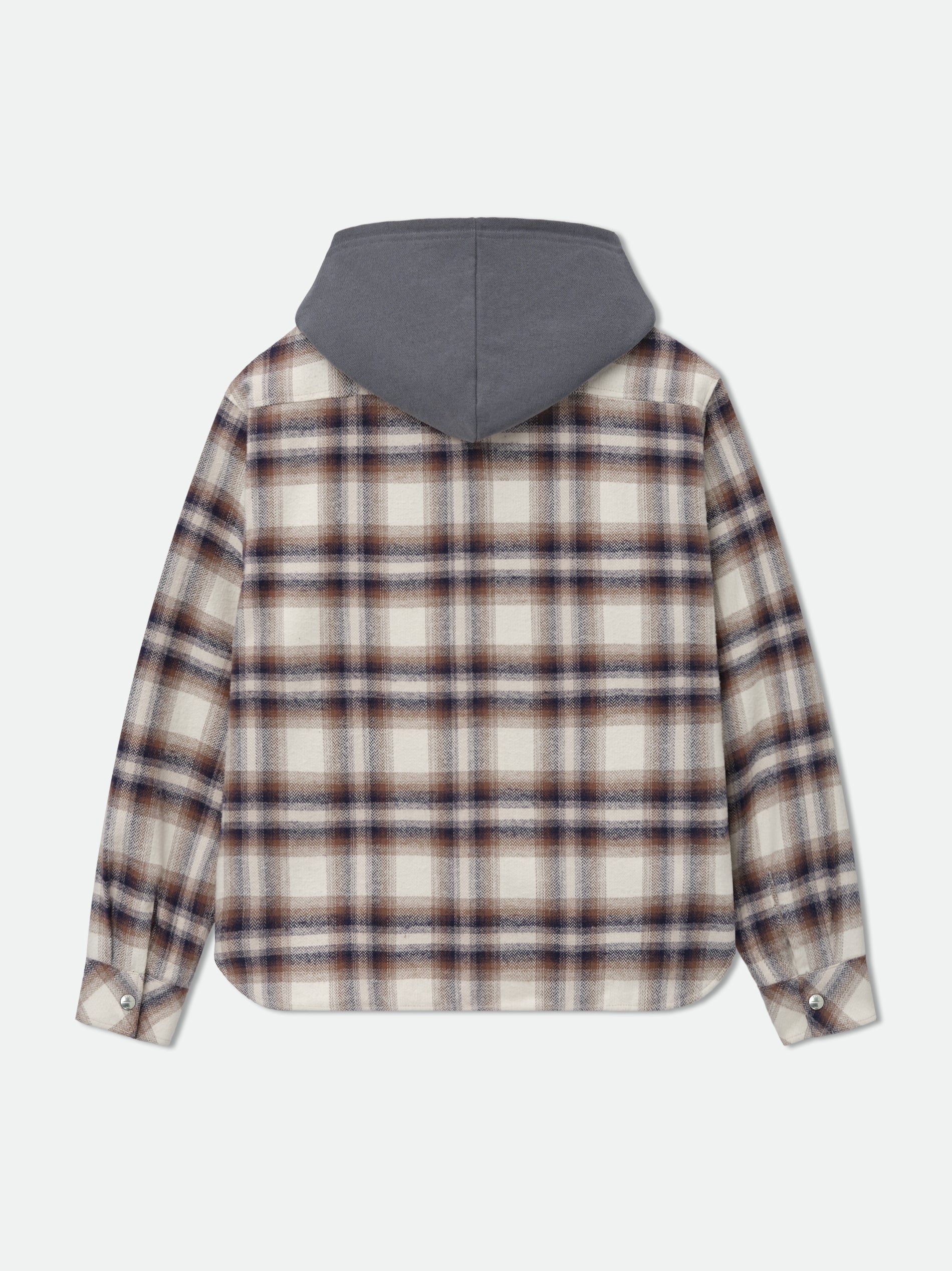 HOODED FLANNEL JACKET