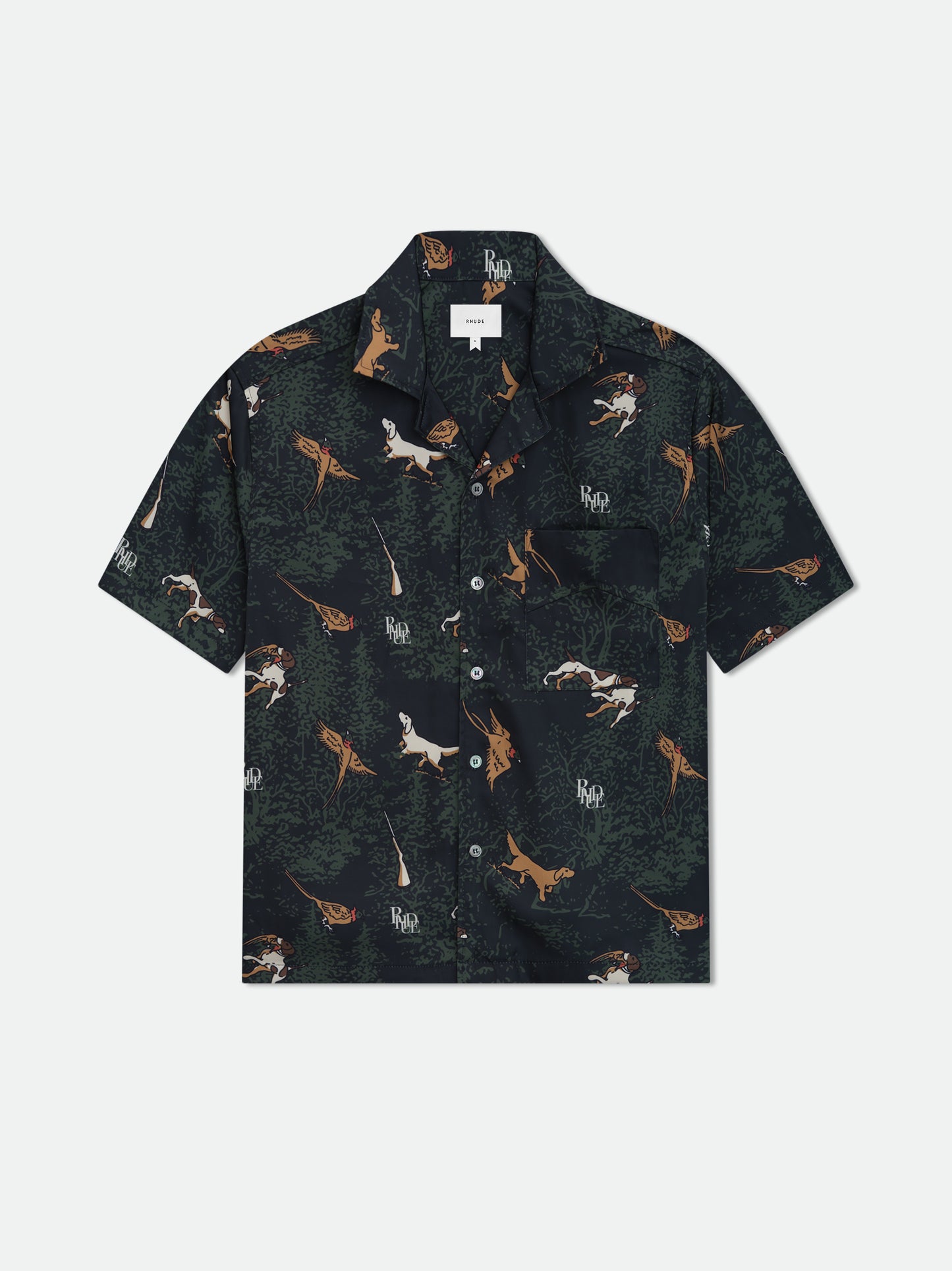 SCRAMBLE DOG PRINT SHIRT