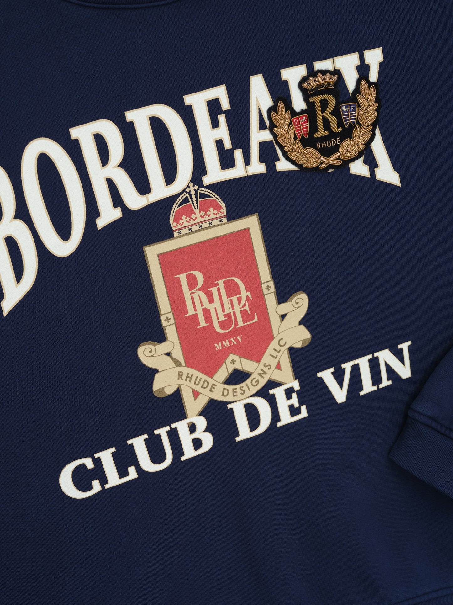 BORDEAUX CREWNECK