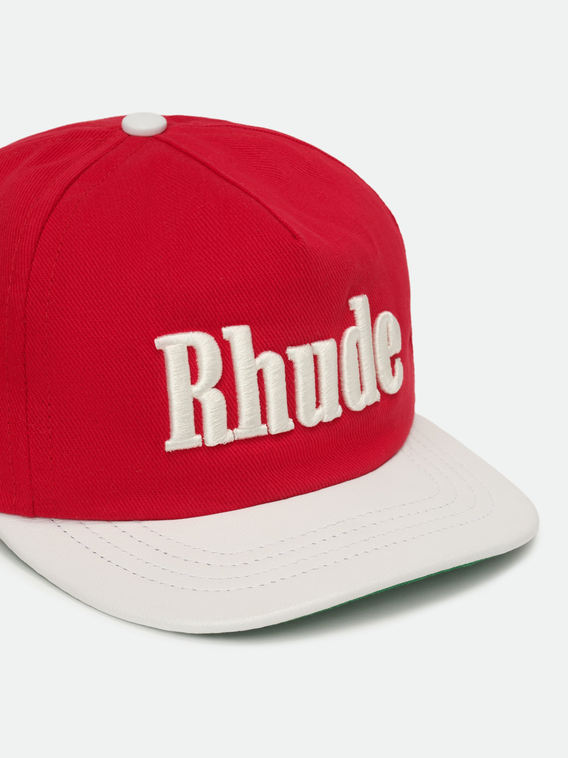 RHUDE CONTRAST LOGO HAT