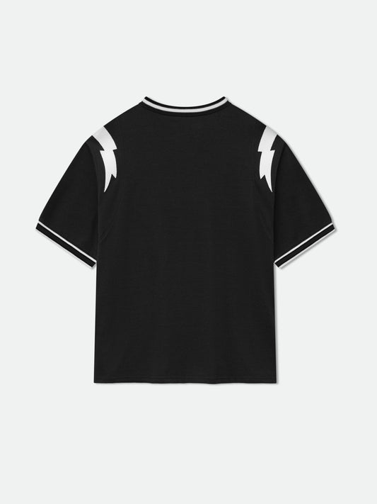 RHUDE LIGHTNING RINGER JERSEY TEE