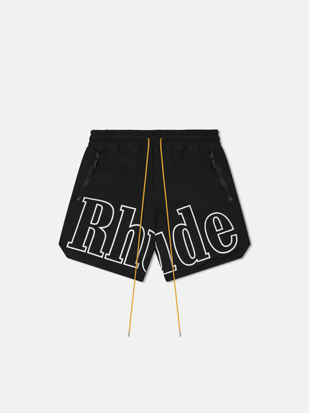 RHUDE Red Nylon Shorts fashion