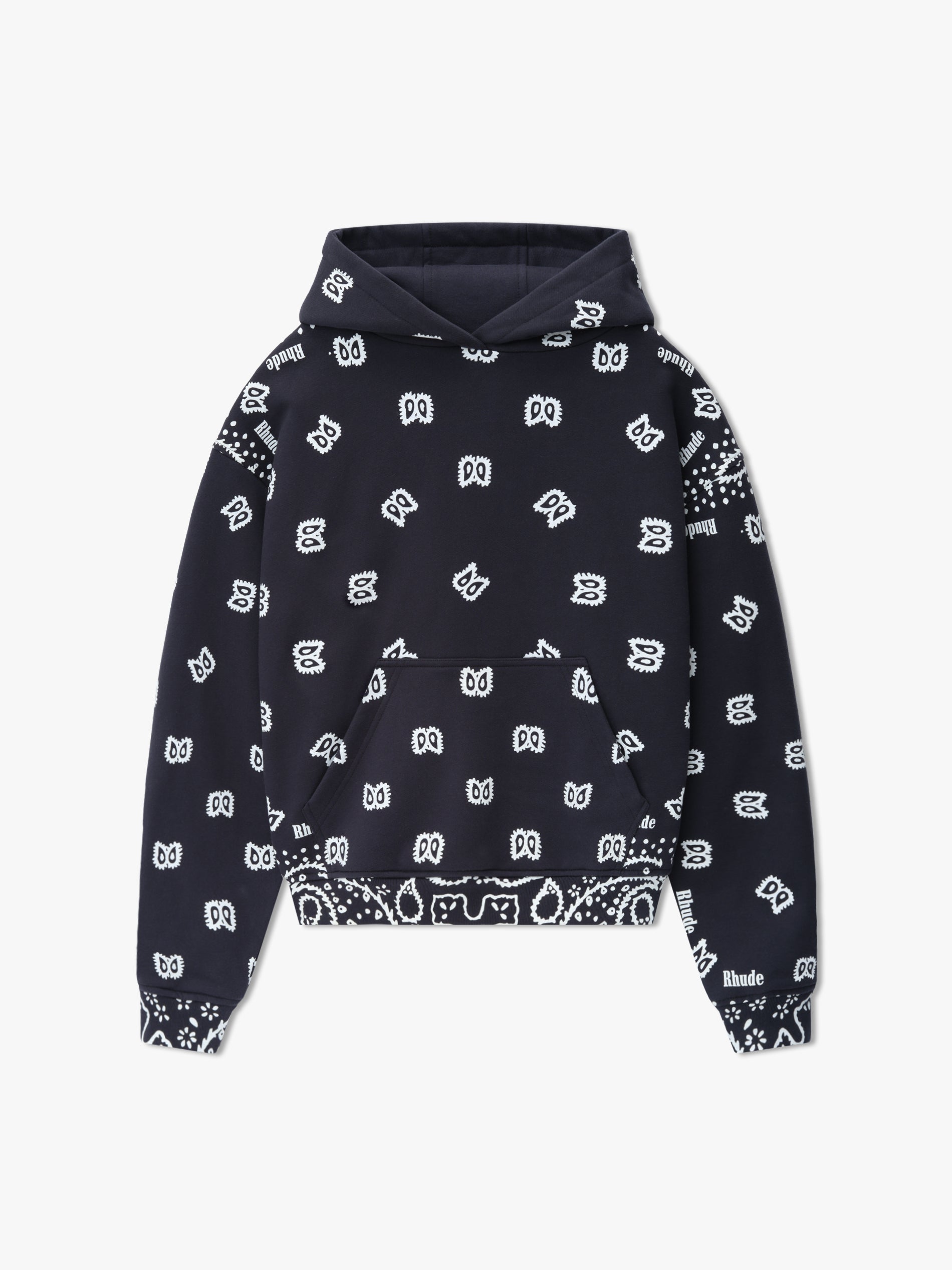 BANDANA PRINT HOODIE