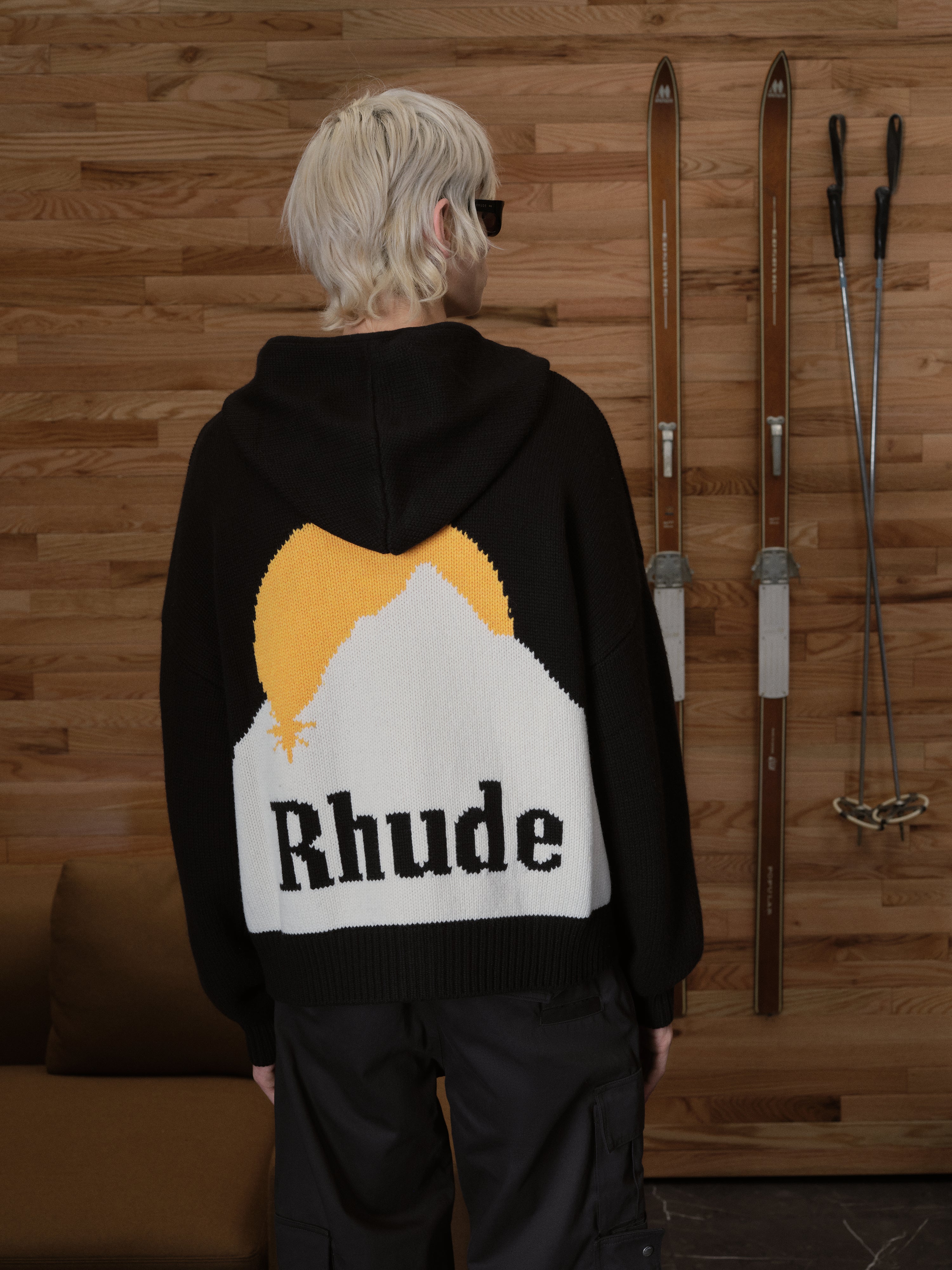 MOONLIGHT KNIT ZIP UP HOODIE – R H U D E