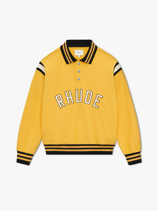 RHUDE LS WARM UP POLO