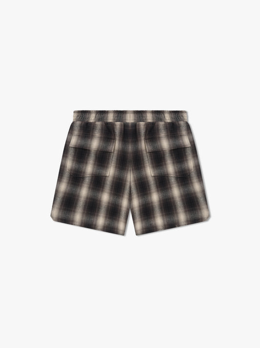 PLAID LOGO SHORT