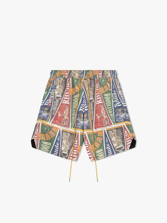 COLLEGIATE FLAG TWILL SHORT