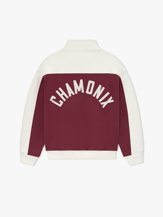 RHUDE CHAMONIX QUARTER-ZIP VARSITY