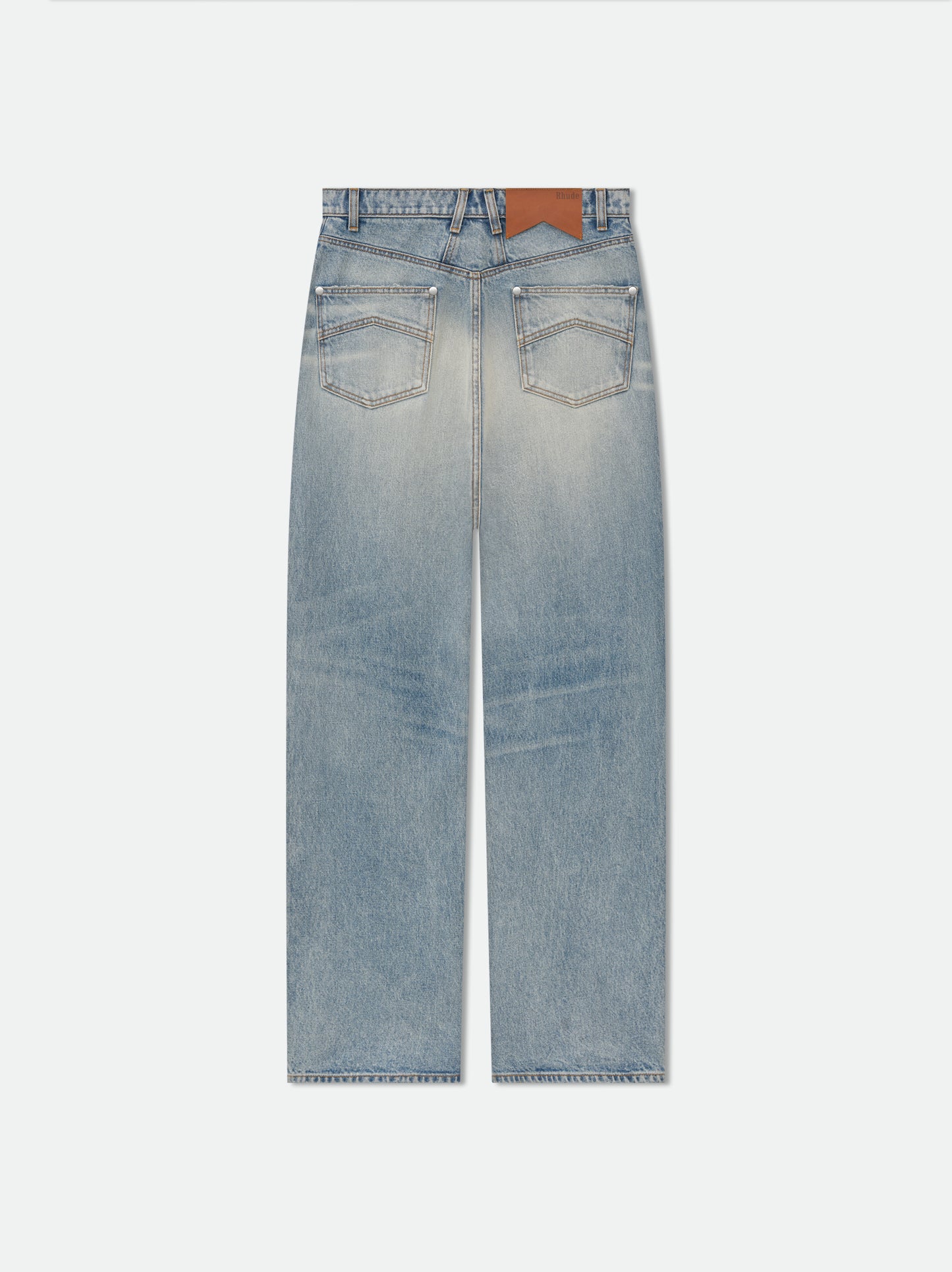 WIDE LEG TRAXEDO DENIM
