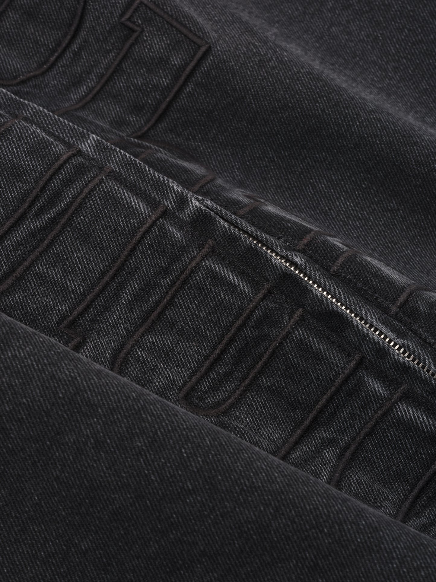 DENIM LOGO SUEDE COLLAR WORK JACKET