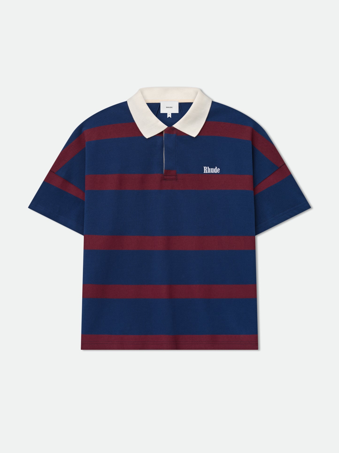 STRIPED PIQUE POLO