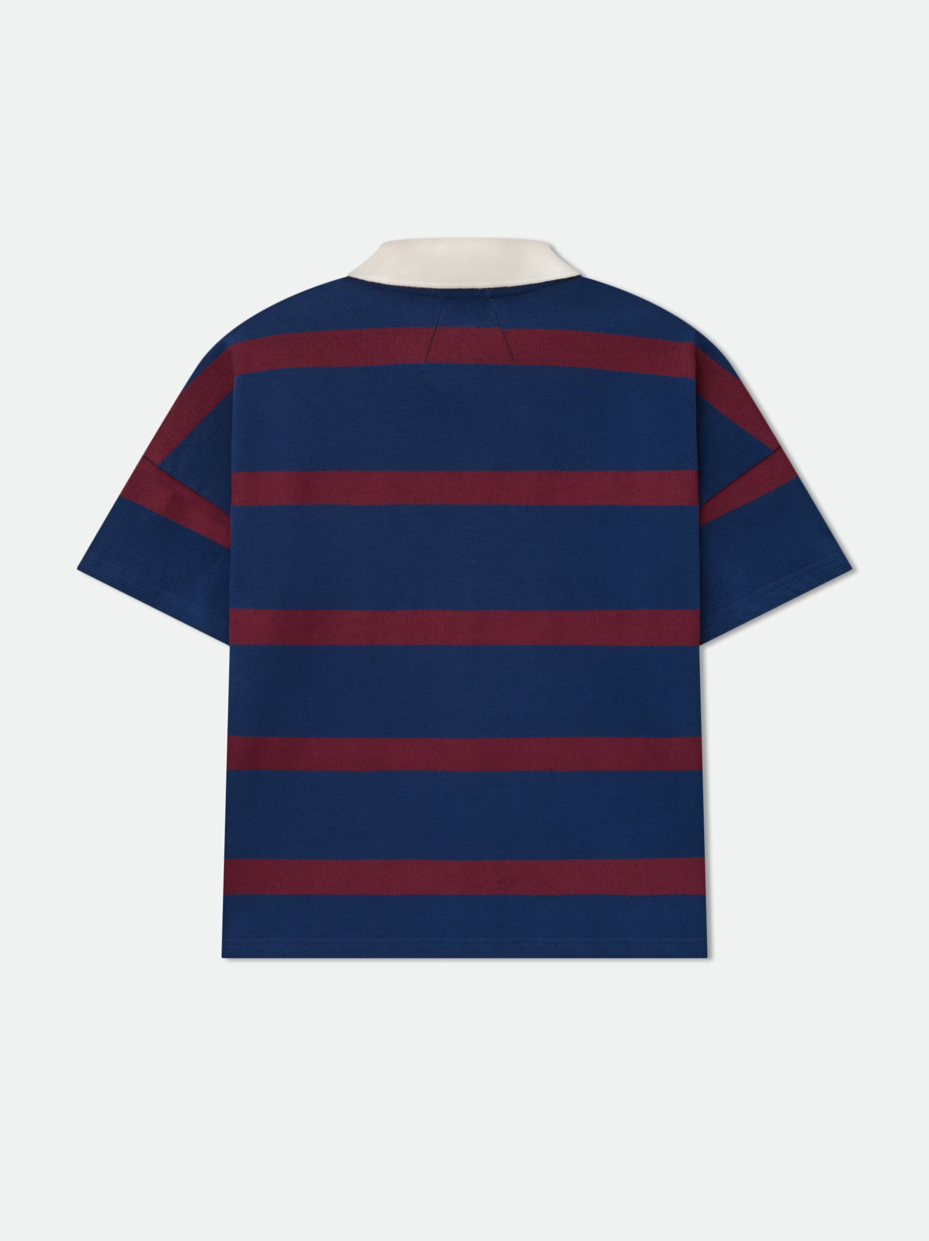 STRIPED PIQUE POLO