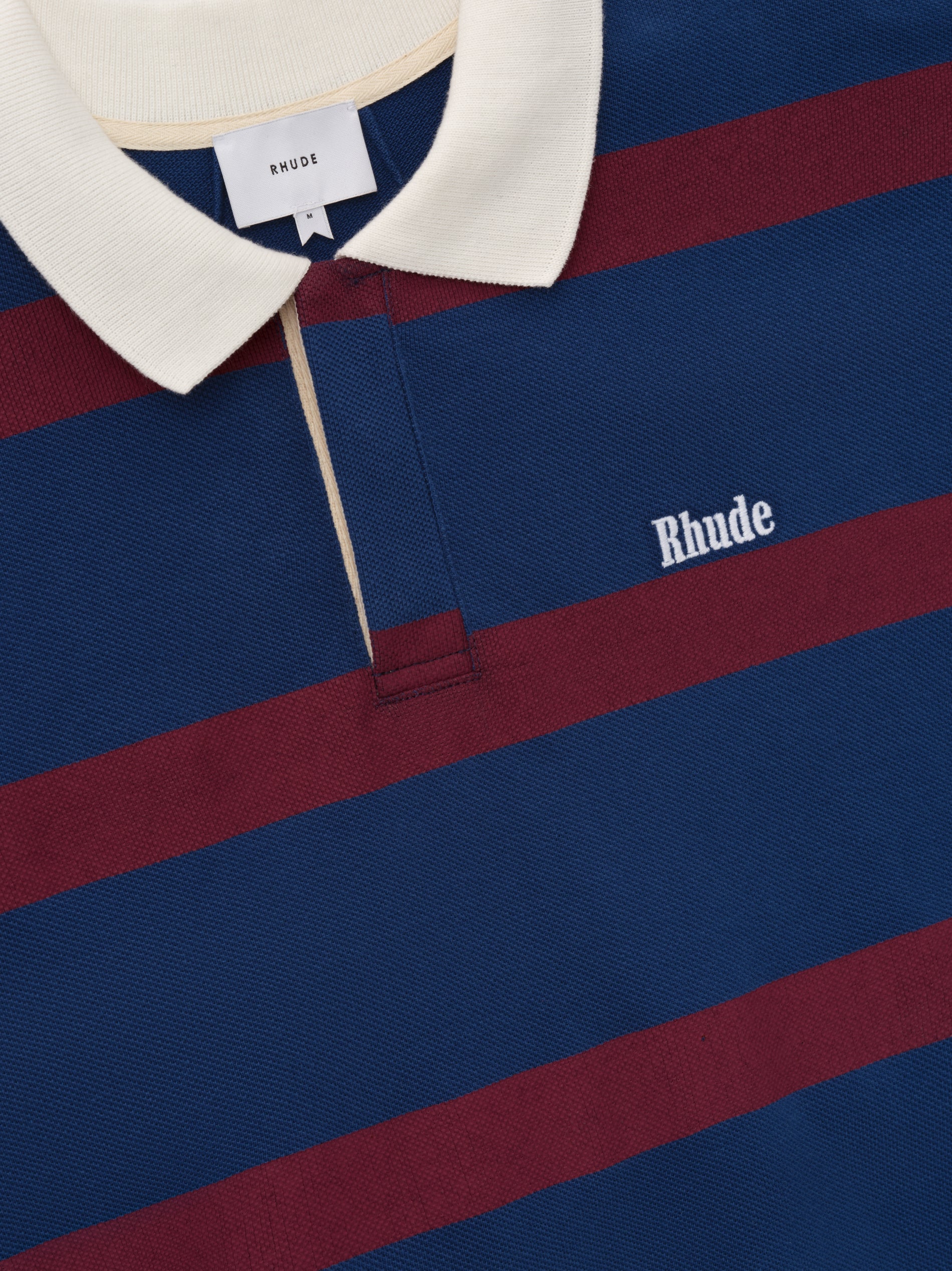 STRIPED PIQUE POLO