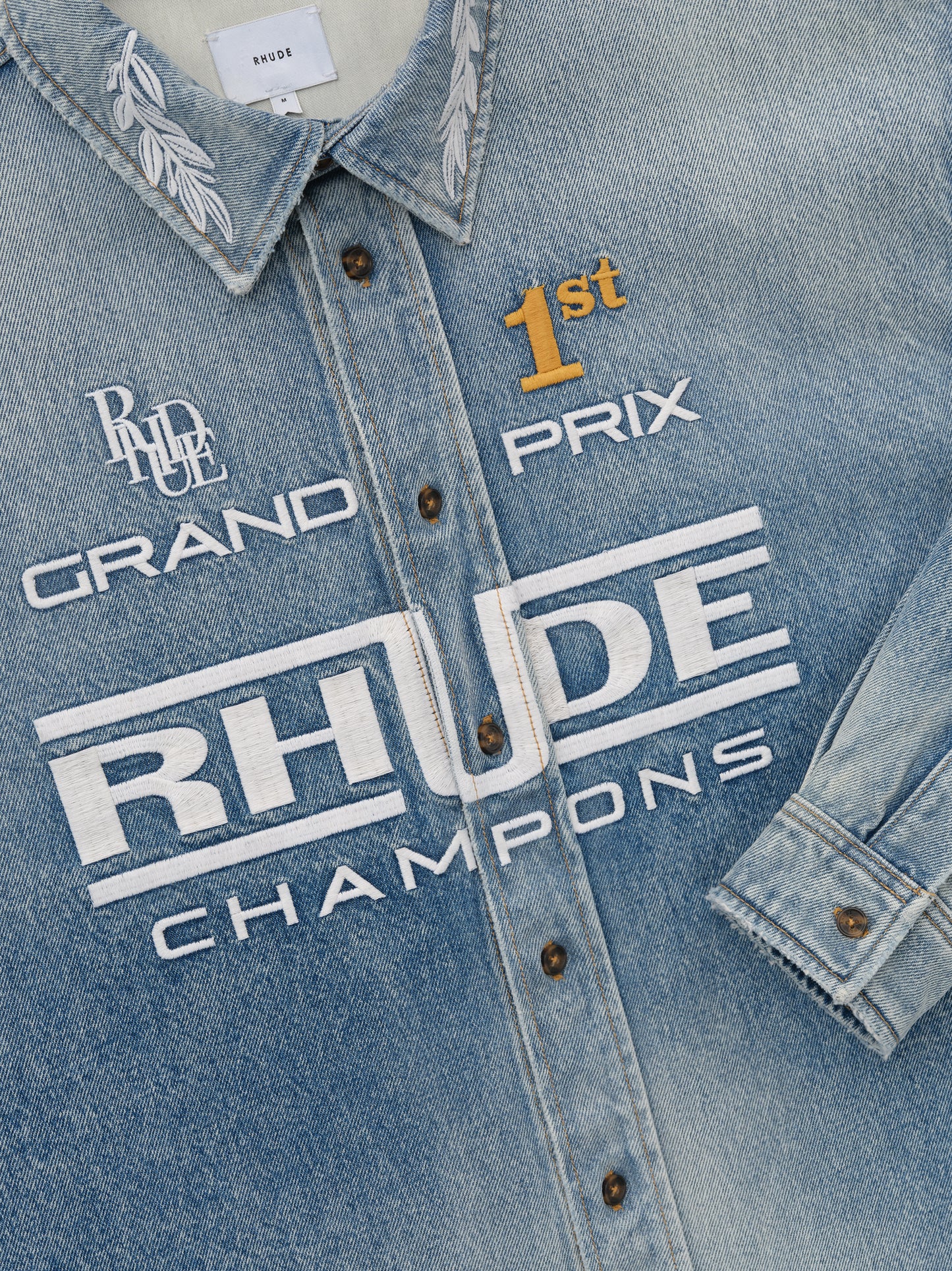 TIRE DENIM OVERSHIRT