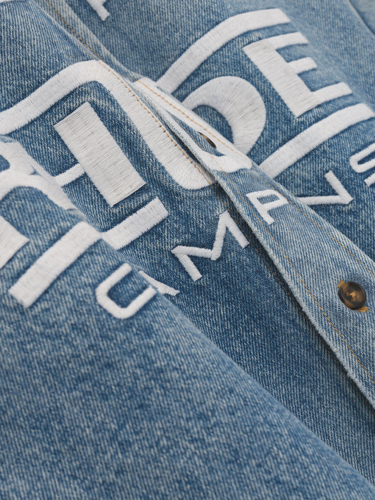 TIRE DENIM OVERSHIRT
