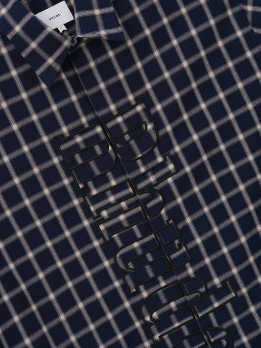 RHUDE VERT LOGO SHIRT