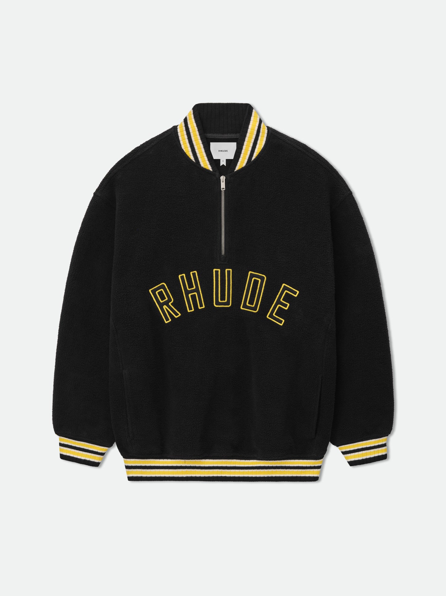 RHUDE QUARTER-ZIP VARSITY