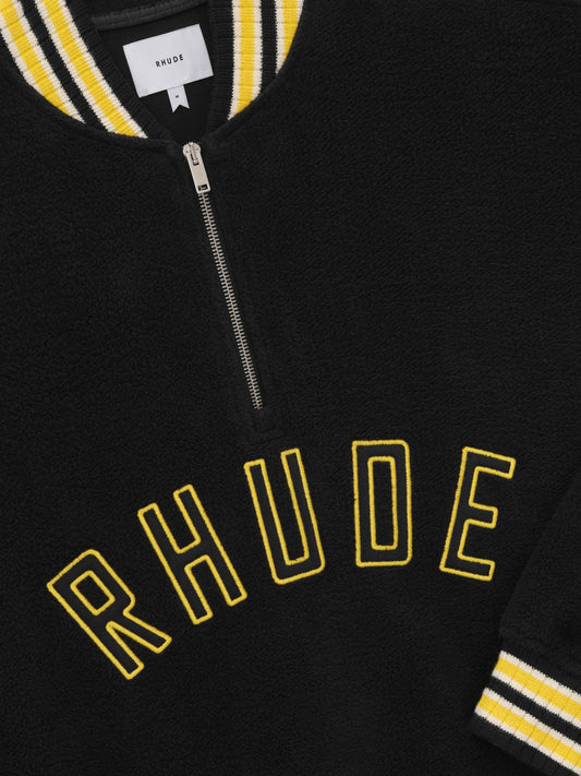 RHUDE QUARTER-ZIP VARSITY