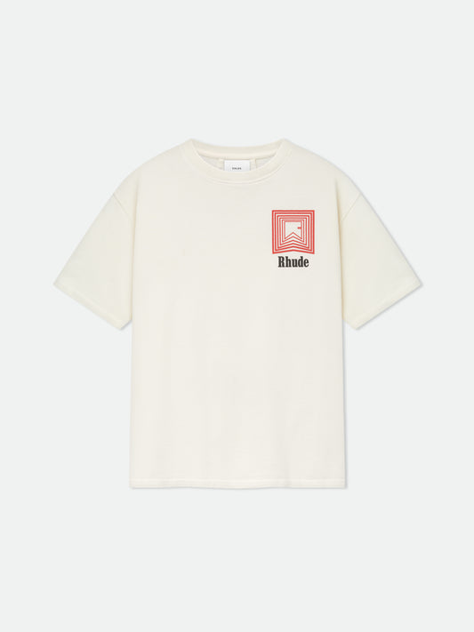 CHEVRON LOGO REPEAT TEE