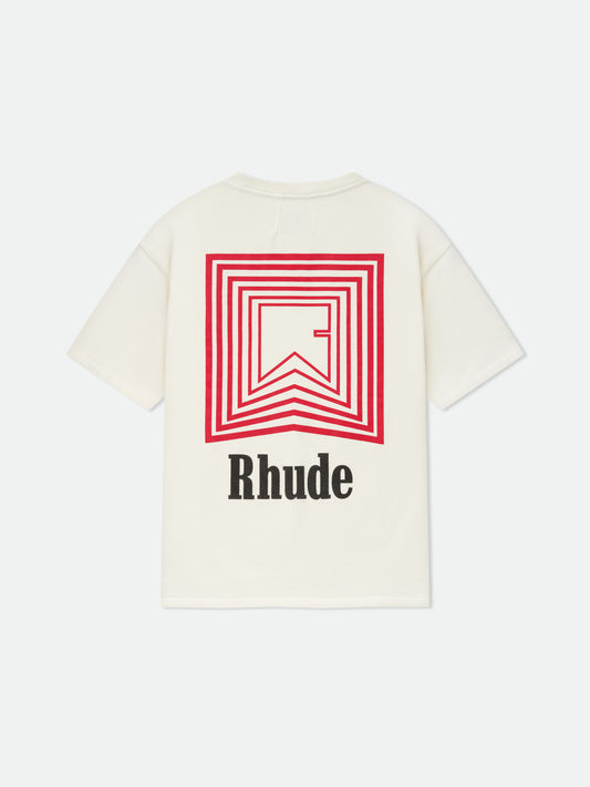 CHEVRON LOGO REPEAT TEE