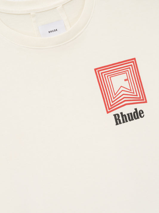 CHEVRON LOGO REPEAT TEE