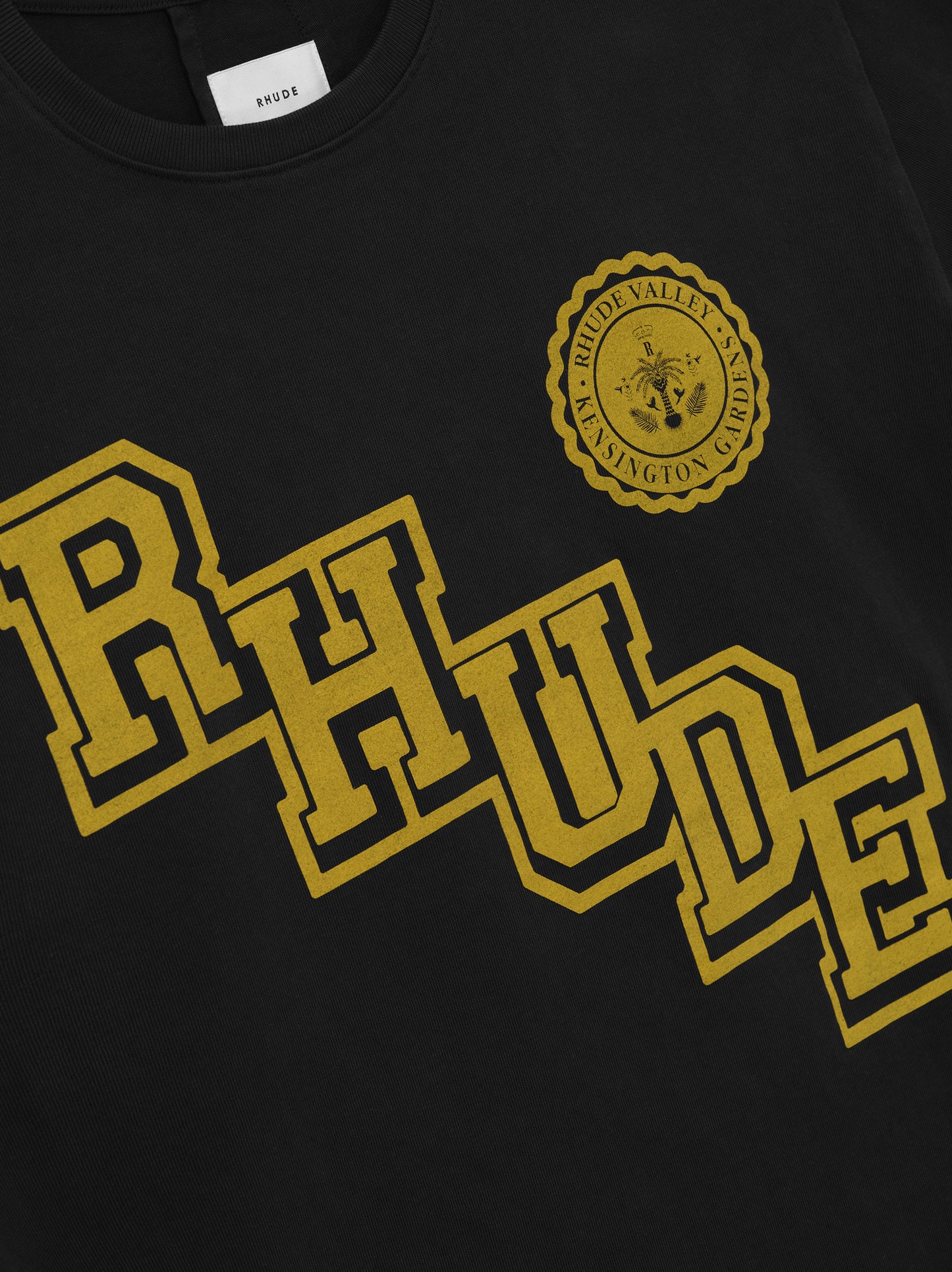 RHUDE COLLEGIATE CREST TEE