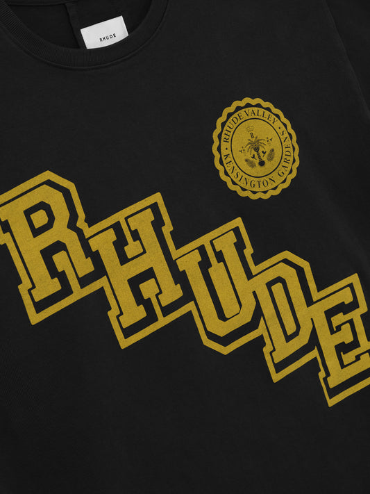 RHUDE COLLEGIATE CREST TEE