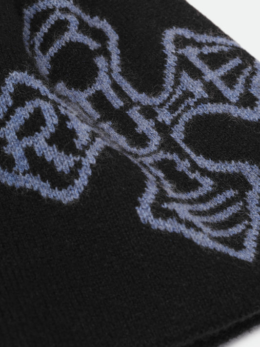 CROSS LOGO KNITTED BEANIE