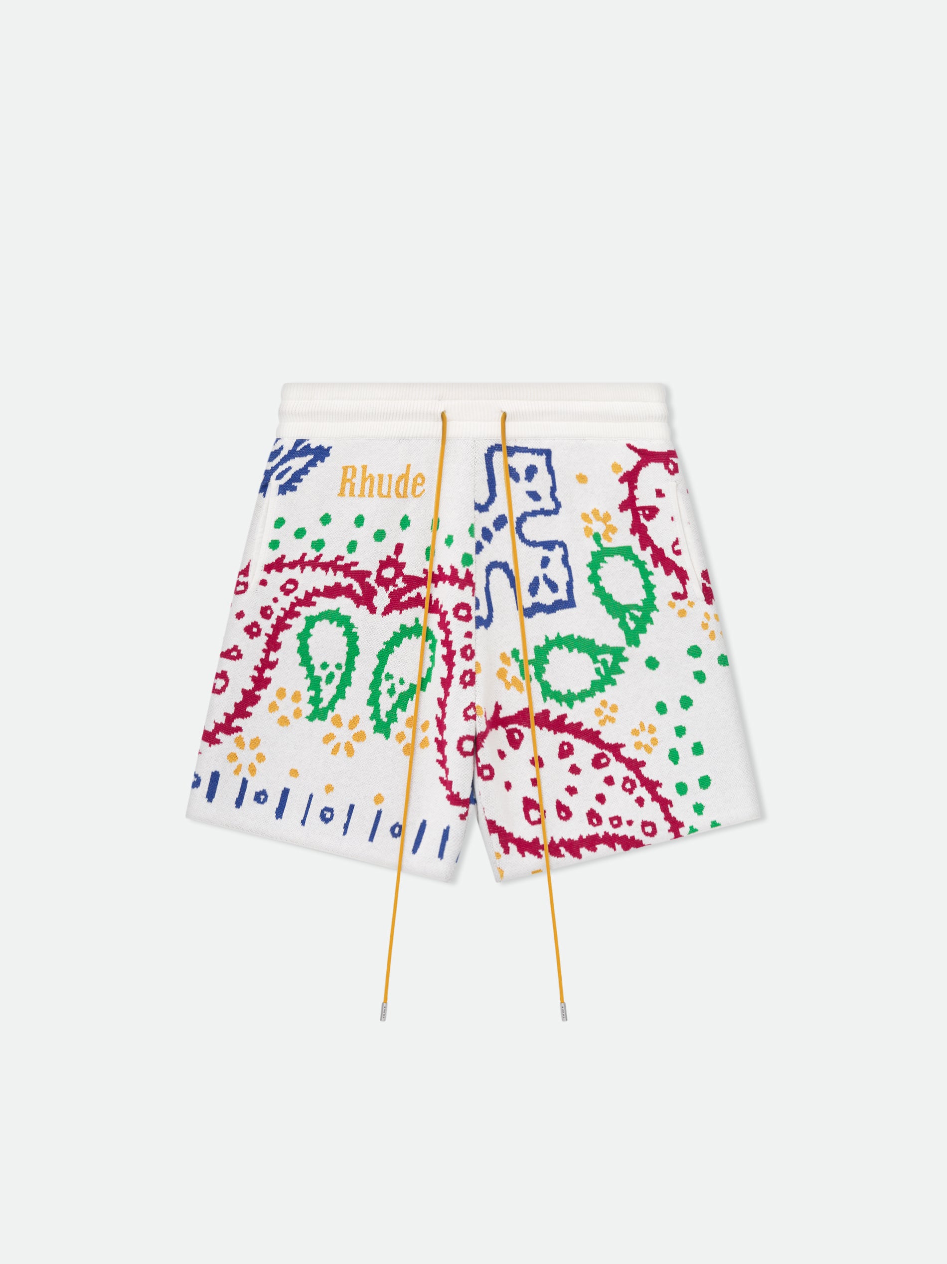 KNIT BANDANA SHORTS