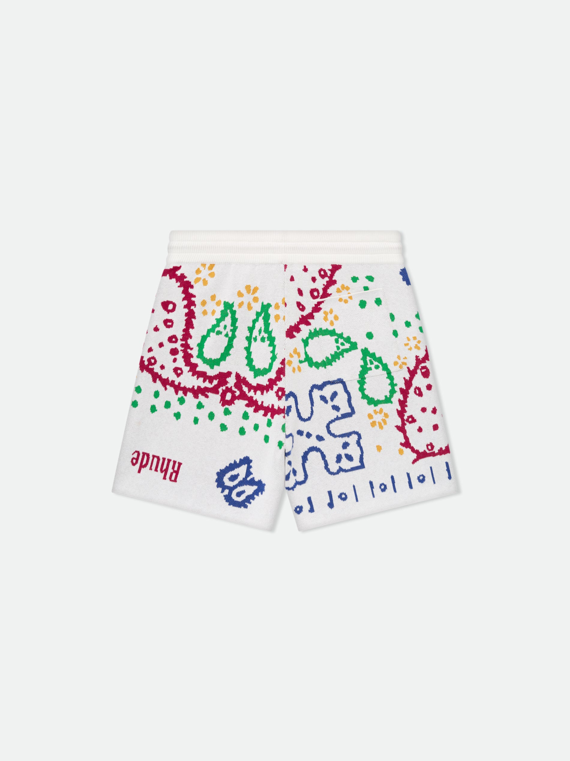 KNIT BANDANA SHORTS