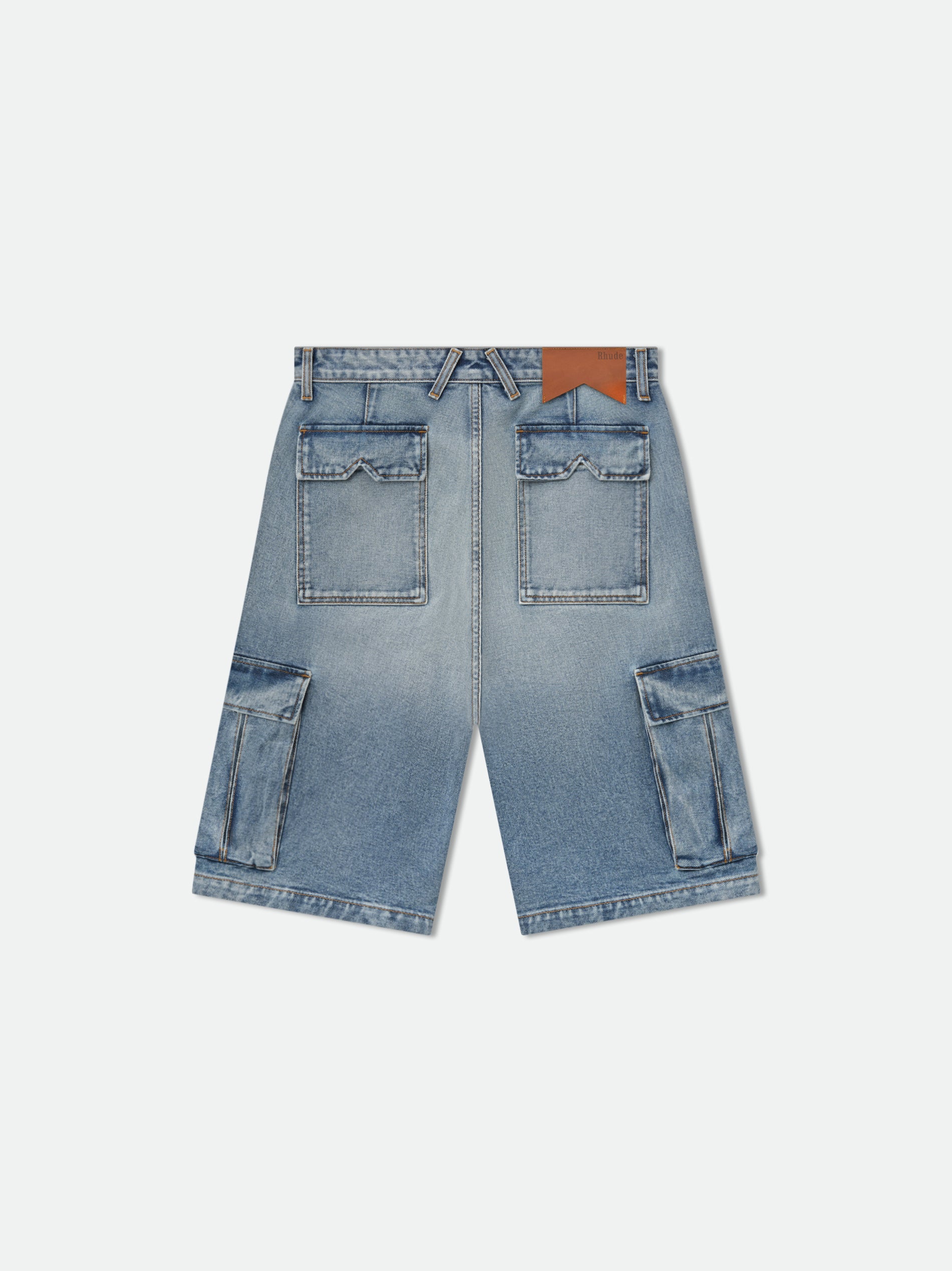 CARGO DENIM BAGGY SHORT