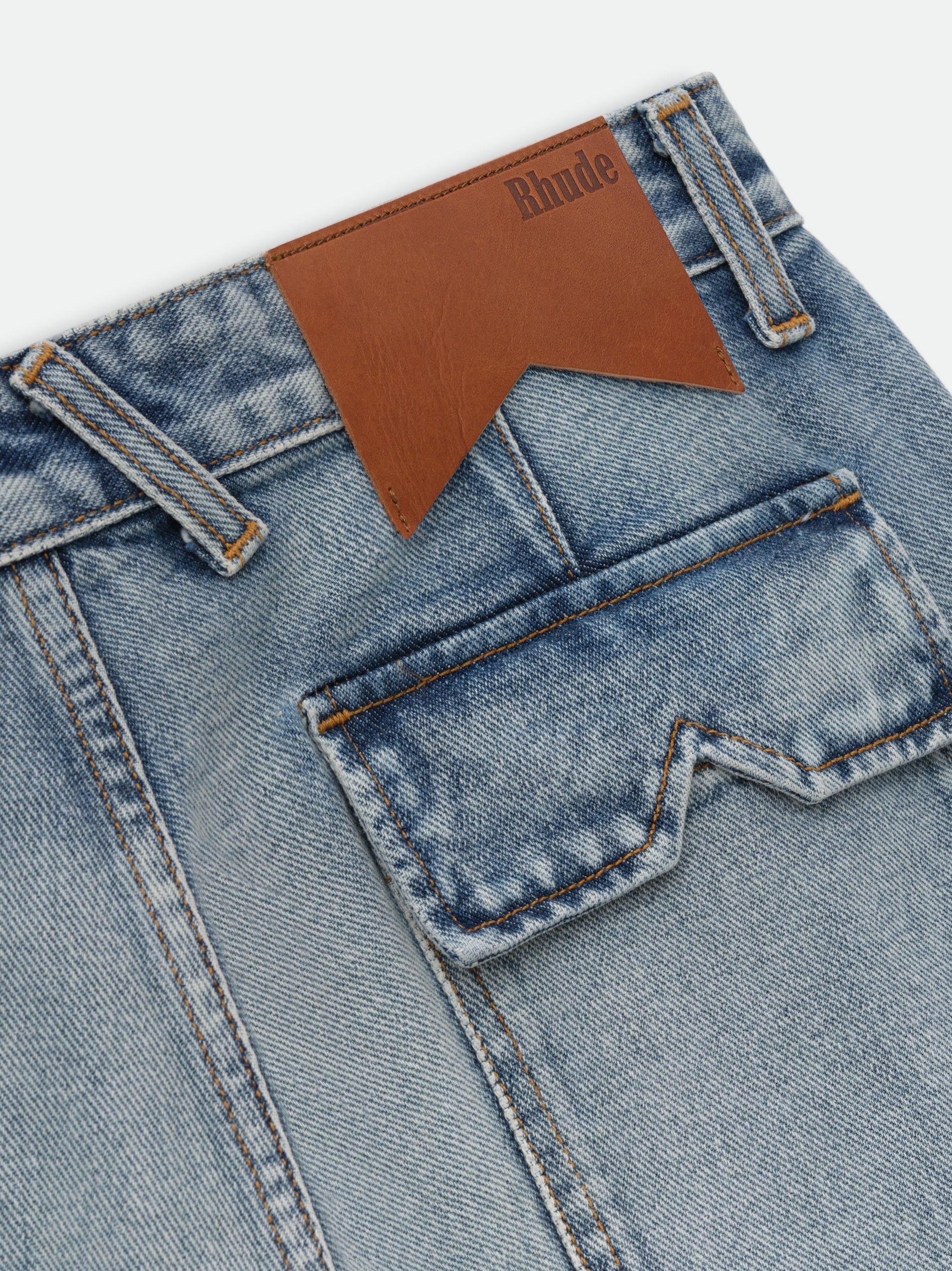 CARGO DENIM BAGGY SHORT