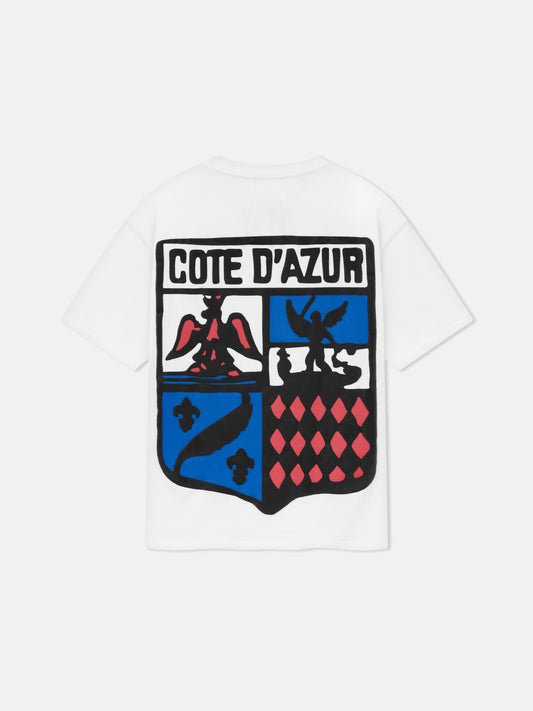 RHUDE COTE D'AZUR CREST OVERSIZED TEE