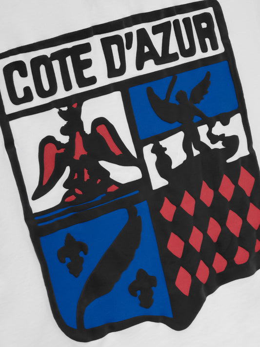 RHUDE COTE D'AZUR CREST OVERSIZED TEE