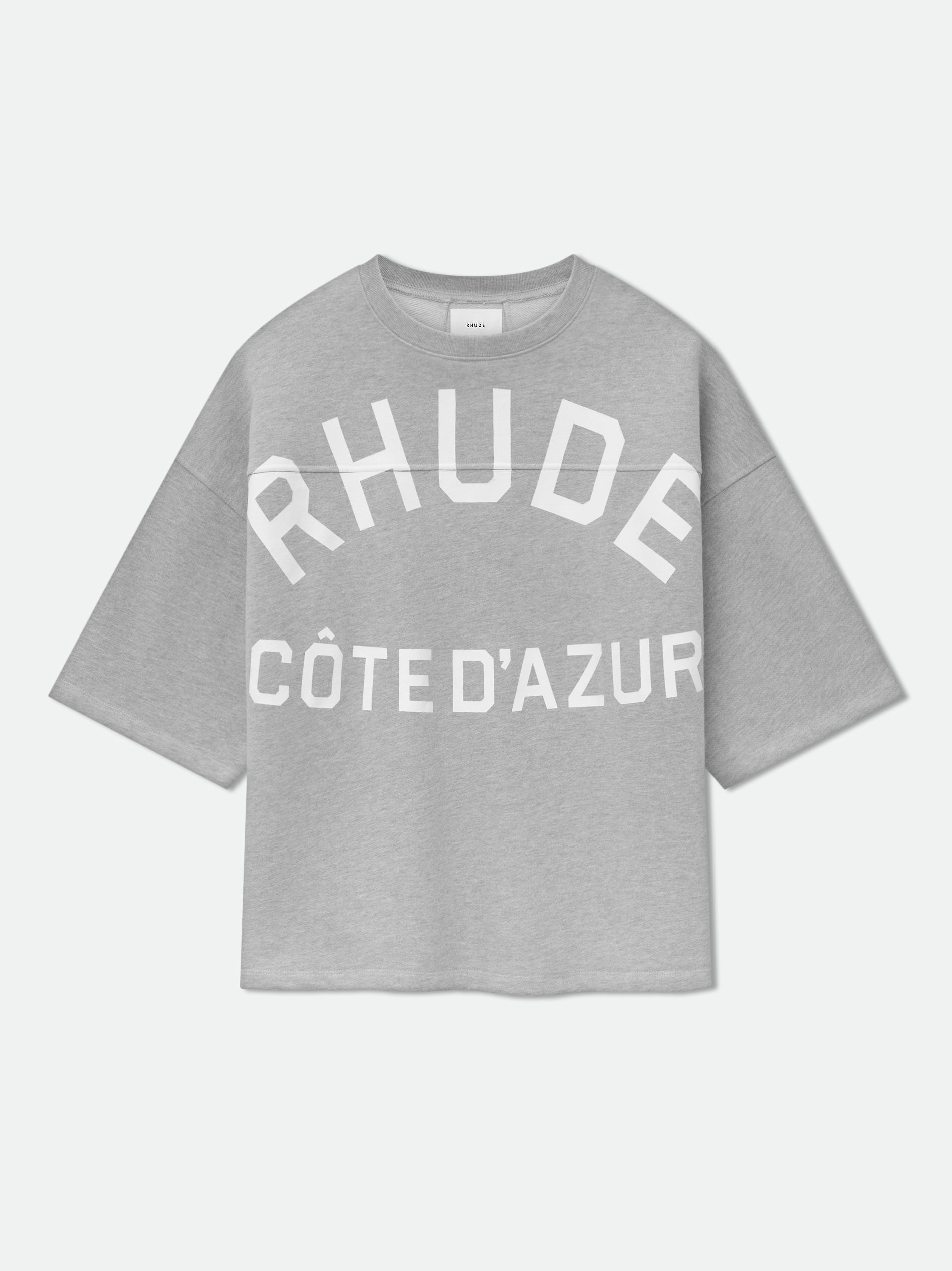 COTE D'AZUR MID-SLEEVE BOXY TEE