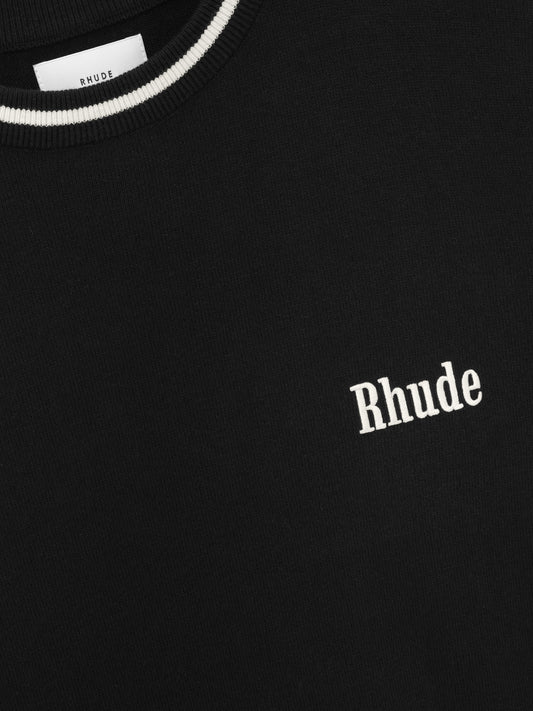 RHUDE LOGO KNIT TEE