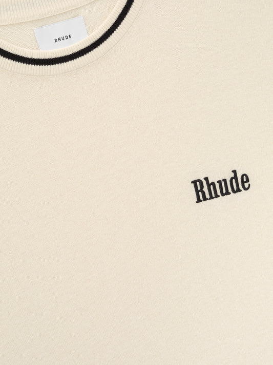 RHUDE LOGO KNIT TEE