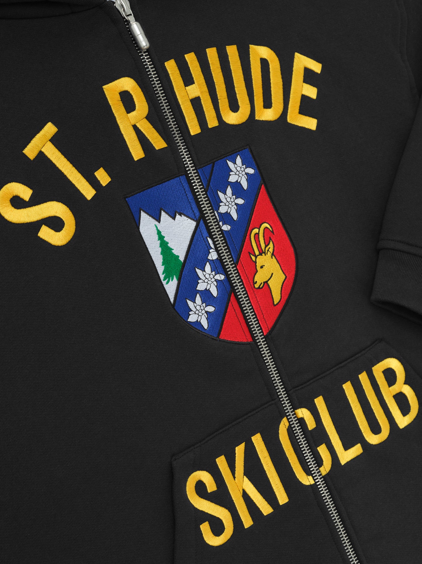 ST. RHUDE ZIP-UP HOODIE