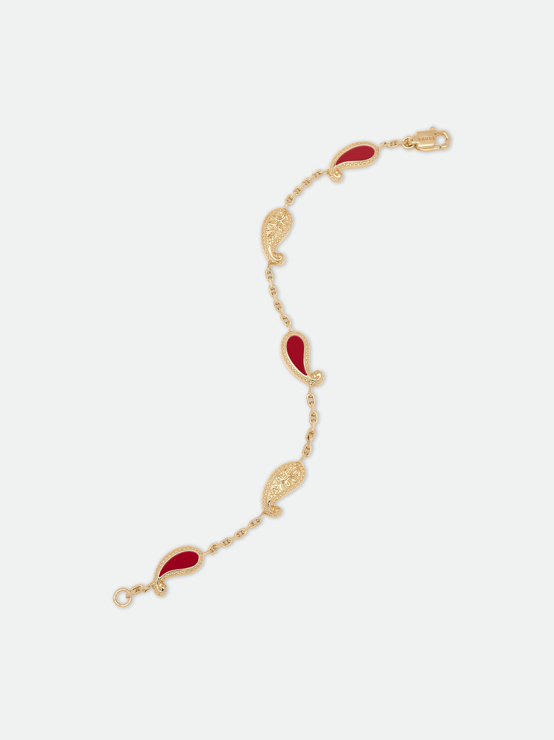 TEARS OF JOY BRACELET — 14k YELLOW GOLD/CARNELIAN