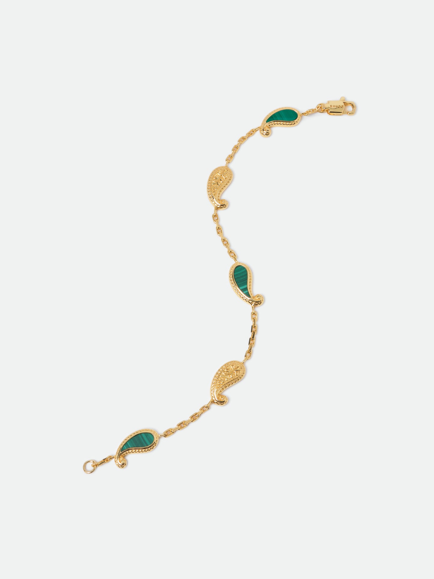 TEARS OF JOY BRACELET — GOLD/MALACHITE