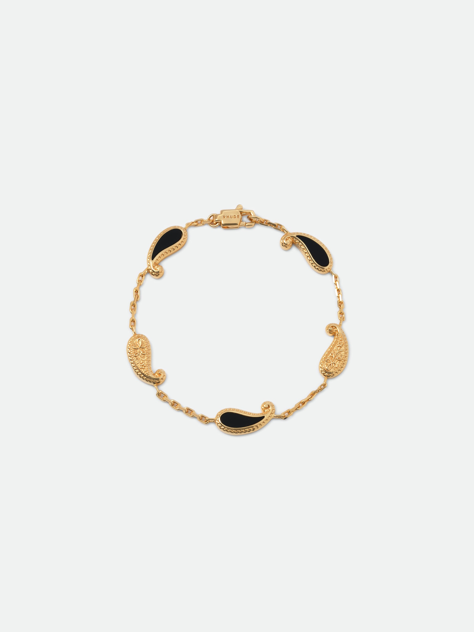 TEARS OF JOY BRACELET — GOLD/ONYX