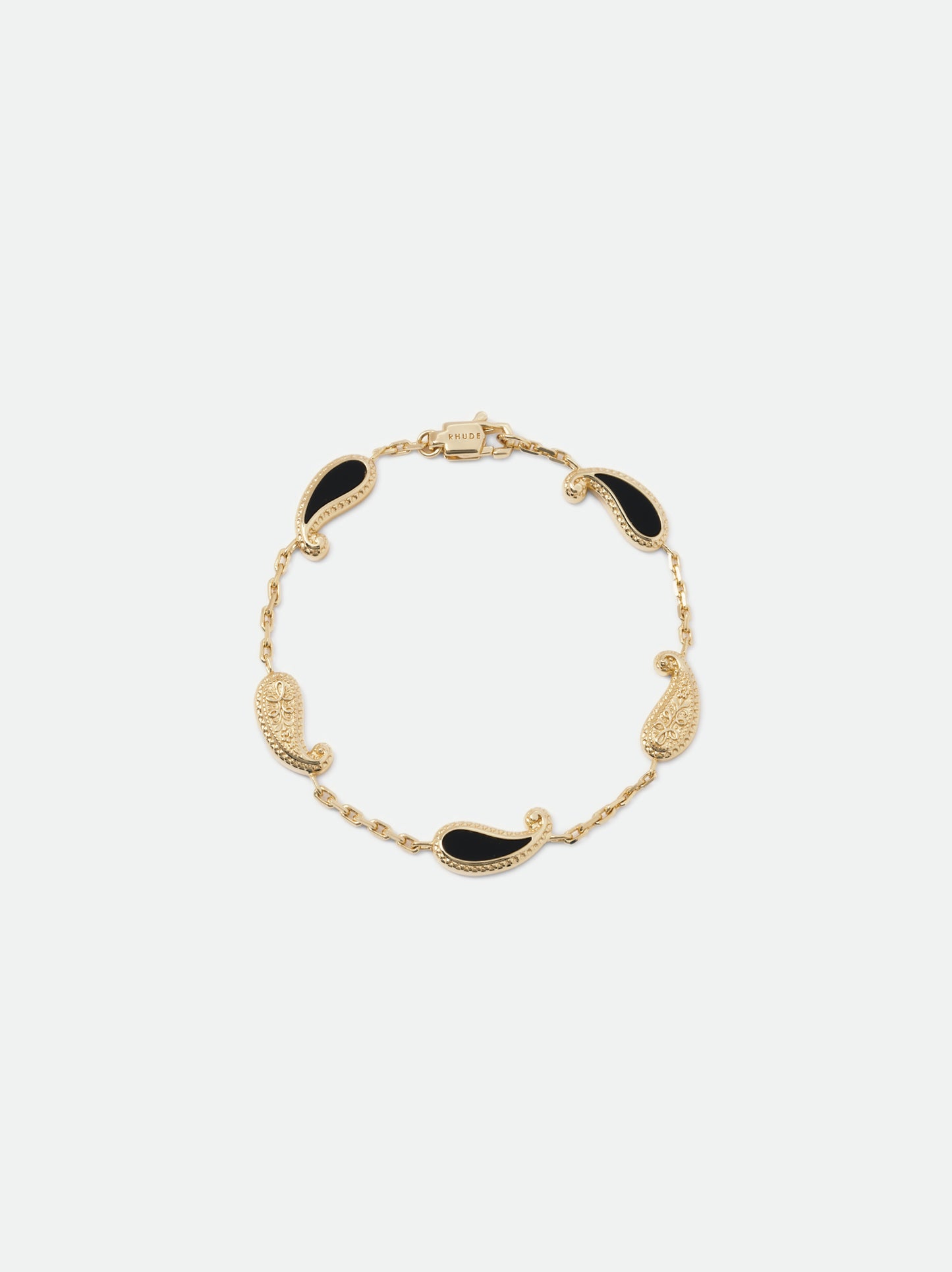 TEARS OF JOY BRACELET — 14K YELLOW GOLD/ONYX