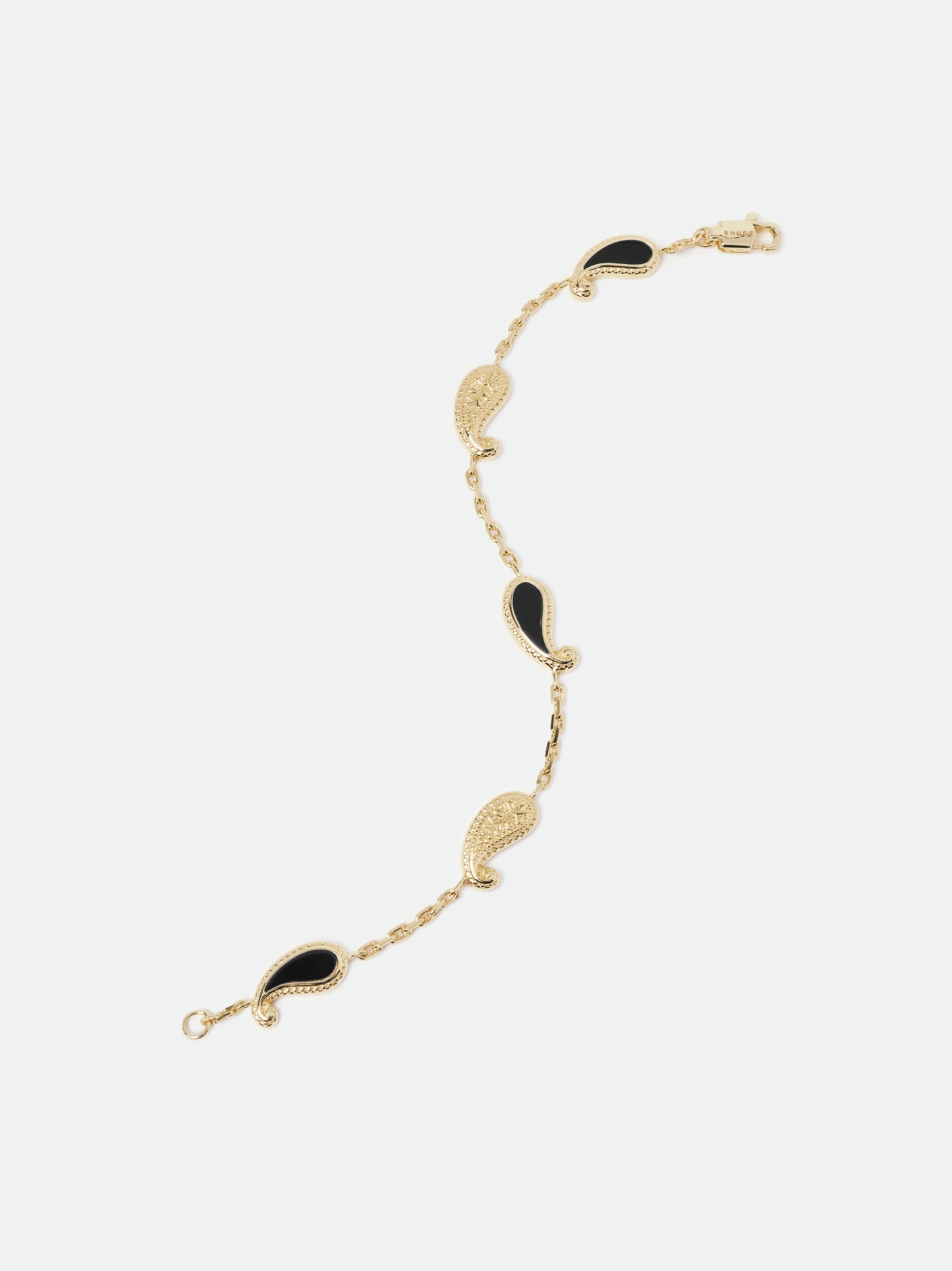 TEARS OF JOY BRACELET — 14K YELLOW GOLD/ONYX